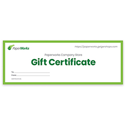 PAPERWORKS GIFT CERTIFICATE